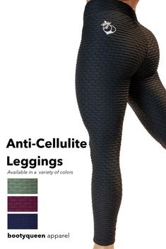 Want to feel confident at the gym or in the yoga studio? These anti - cellulite leggings are a customer favorite amongst the Booty Queen buyers! They are made from high quality material so they are not see through (they pass the squat test). Stunning Leggings - Sexy Leggings - Well made workout apparel - High quality fitness fashion! Strength and glamour, leggings perfect for in and out of the gym, as well as weights, yoga. A higher waist and seamless preventing a "muffin top". Thigh Exercises, Group Fitness, Gym Leggings