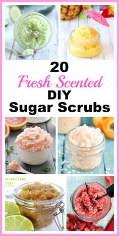 20 fresh scented diy sugar scrubs