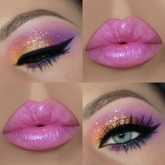 Lip Ideas, Rosa Make-up, Mascara Hacks, Make Up Designs, Smink Inspiration, Makijaż Smokey Eye