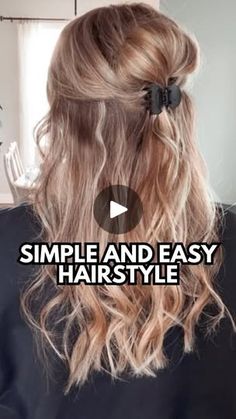 Cute Claw Clip Hairstyles, Work Hairstyles For Long Hair, Easy Claw Clip Hairstyles, Work Updo, Hair Clip Tutorial, Hair Clips Hairstyles, Claw Clip Hairstyles, Claw Clip Hairstyle, Clip Hairstyle