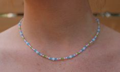 Look cute and summery with this seed bead necklace! Perfect for you or as a gift! :)  MATERIALS - 2mm seed beads, elastic cord, silver coloured lobster claw clasp LENGTH - Available in 14in, 15in, 16in, 17in, 18in, 19in, 20in and 21in! Please keep in mind every necklace is handmade and unique so the size may vary slightly :) ADJUSTABILITY - Necklace comes in 1 size only but I can add a chain extension to make it adjustable if needed! Simply message me to request this! EXTRAS - Add a circular let Handmade Delicate Beaded Necklaces For Everyday, Delicate Handmade Beaded Necklaces, Cute Beaded Necklaces With Tiny Beads For Summer, Jewellery Layering, Candy Necklace, Candy Necklaces, Necklace Cute, Minimalist Gifts, Necklace Beaded