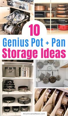 the top ten genius pot and pan storage ideas