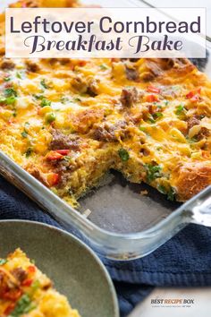 a casserole dish with meat and vegetables in it