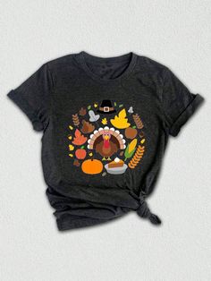 Get into the festive spirit with our Thankful Vibes Shirt! This Fall Shirt is perfect for Thanksgiving celebrations and embraces the essence of gratitude.  Crafted with love, our Thanksgiving Shirt features a beautifully designed pumpkin spice motif, complete with vibrant Pumpkin Leaves. The Pumpkin Shirt is a stylish and cozy addition to your autumn wardrobe.  Share the joy of gratitude with your loved ones this Friends Thanksgiving. Show them you're grateful with our Grateful Shirt, designed to uplift your spirits and spread positivity.  If you're looking for a unique twist, our Turkey Shirt is just what you need. Join the Thanksgiving feast in style with this turkey dinner tee, featuring a festive turkey design. ️ The Thanksgiving festivities are all about peace and harmony, and our Pea Festive Cotton Tops For Fall, Multicolor Festive Tops For Fall, Holiday Multicolor Graphic Print Tops, Multicolor Graphic Print Holiday Tops, Fall Short Sleeve Tops For Gift, Fall Short Sleeve Tops For Gifts, Short Sleeve Tops For Fall Gift, Casual Festive Tops For Festivals, Graphic Print Tops For Fall Holiday Season