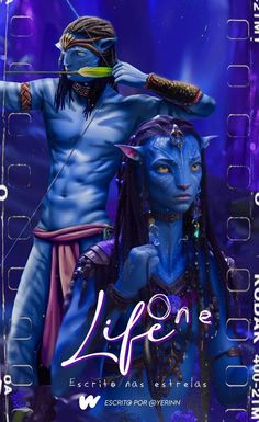 an image of two avatars with the words life on them