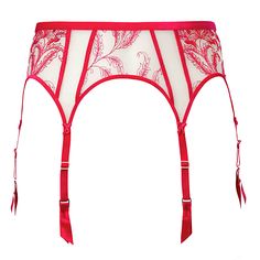 Garter belt 6 clips DITA VON TEESE Nocturnelle Dita Von, Dita Von Teese, Floral Embroidery, Stripes, Embroidery, Floral, Color