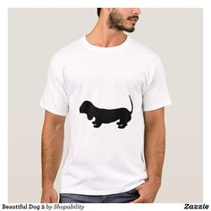 Beautiful Dog 2 T-Shirt Labrador Dog, Black Dog, Latest Design, Cute Dogs, Created By