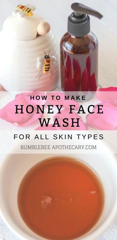 Honey face wash and honey on skin benefits #honey #facewash #diy Homemade Honey Face Cleanser, Diy Moisturizing Face Wash, Diy Facewash Face Cleanser, Diy Organic Face Wash, Honey Face Wash Recipe, Diy Honey Face Cleanser, Homemade Cleanser For Face, Diy Face Wash Daily, Honey On Skin