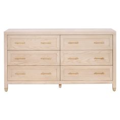 Stella 6 Drawer Double Dresser Dresser Light, Drawer Lights, Mdf Plywood, Drawer Glides, 9 Drawer Dresser, Chest Dresser, Honey Oak, White Dresser, Interior Dimensions