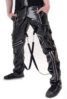 Mens Leather Trousers, Cybergoth Fashion, Goth Guy, Leather Jeans Men, Angel Clothing, Mens Leather Clothing, Bold Dresses, Angel Outfit, Style Trousers