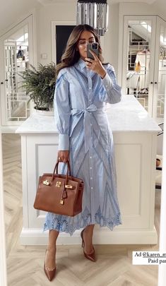 Stylish Conservative Outfits, Modest Wife Outfits, Work Luncheon Outfit, Modest Chic Outfits Summer, Modest Dresses Casual Elegant, Lydia Millen Outfits, Conservative Summer Outfit, Church Outfits For Women, Modest Casual Dresses