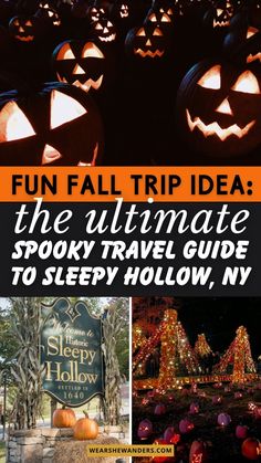 the ultimate spooky travel guide to sleepy hollow, ny for fall and halloween