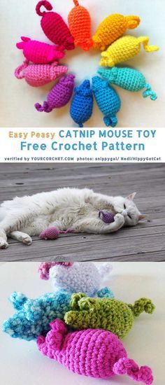 the crochet pattern is easy to make and looks great for any cat or kitten