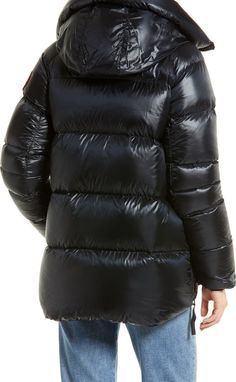 Canada Goose Cypress Packable Puffer Jacket | Nordstrom Outdoor Down Outerwear With Zipper Closure, Nylon Parka With Zipper Closure For Cold Weather, Winter Puffer Jacket With Zip Fly For Outdoor Activities, Black Puffer Jacket With Zipper For Outdoor, Black Puffer Jacket With Zipper For Outdoor Activities, Winter Travel Outerwear With Zip Fly, Black Puffer Jacket For Outdoor Activities, Cold Weather Down Outerwear With Zipper, Cold Weather Down Outerwear With Zipper Closure