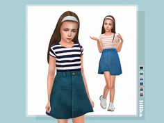 The Sims Resource - Mette Dress Candy Dress, Sims 4 Children, Sims 4 Body Mods, Sims 4 Dresses, Sims 4 Clothing, The Sims4, Sims Mods, Sims 4 Cc