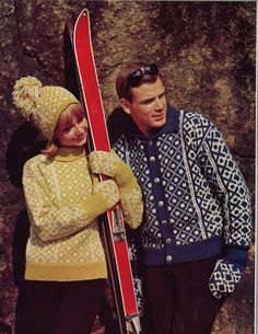 Sun & Rain • 1960s Fair Isle Colorwork Pullover Sweater Hat Cap Mittens Beanie Patterns • 60s Vintage Knitting Pattern • Retro Knit PDF by TheStarShop on Etsy Vintage Winter Knitted Patterns, Vintage Knitted Patterns For Winter, Apres Ski Outfit, Motif Fair Isle, Apres Ski Outfits, Fair Isle Pullover, Apres Ski Style, Apres Ski Party, Retro Ski