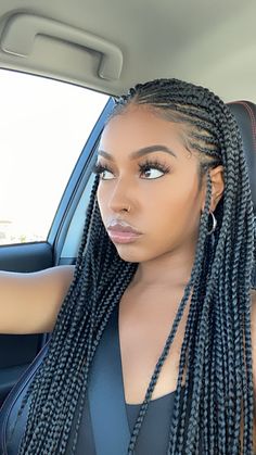 Cute Box Braids, Chestnut Hair, Big Box Braids Hairstyles, Long Box Braids, Box Braids Hairstyles For Black Women, Braided Cornrow Hairstyles, Cute Box Braids Hairstyles