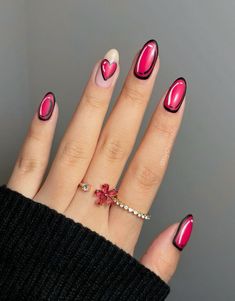 Nails, nail ideas, nail designs, nail trends, acrylics , acrylic nails, Valentines nails, coffin nail, nail inspo, Valentine’s Day nails, heart nails, red nails, pink nails, sparkly nails, nails 2024, nail polish, nail art, almond nails, coffin nails, stiletto nails, nail polish Pink Comic, Comic Nails, Paznokcie Hello Kitty, App Filter, Unghie Sfumate, Kutek Disney, Heart Nail Designs, 2023 Pink, Gold Nail Designs