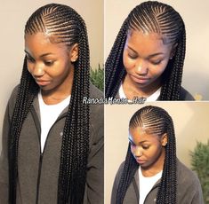 Cornrows With Box Braids, Big Box Braids Hairstyles, African Hair Braiding Styles