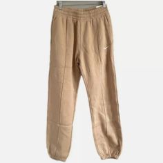 Nike Beige, Perfect Tan Comfy Joggers. Brand New! Never Used! Light Brown Nike Sweatpants, Tan Sweatpants, Perfect Tan, Nike Pants, Track Pants, Nike Women, Pant Jumpsuit, Mid Rise, Loose Fitting