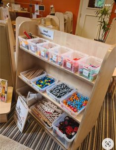 the craft room is filled with lots of crafts and supplies for kids to make their own creations