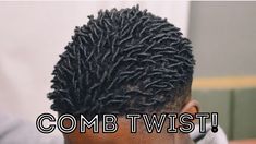 Afro Hair Twists, Short Hair Twist, Comb Twist, Twist Hair Men, Coiling Natural Hair, Hair Twists Black, Short Hair Twist Styles, Natural Hair Men