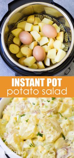 instant pot potato salad is an easy side dish that's ready in under 30 minutes