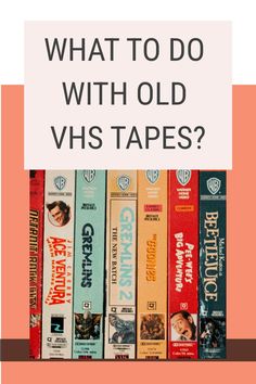 What to Do with Old VHS Tapes? Vhs Storage Ideas, Upcycle Vhs Tapes, Vhs Organization Ideas, Old Vhs Tapes Ideas, Vhs Crafts Upcycle, What To Do With Old Vhs Tapes, Vhs Ideas, Vhs Storage, Vhs Crafts