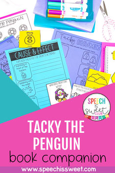 tacky the penguin book companion with text overlay that reads tacky the penguin book companion