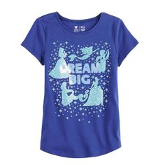 Show Her Love Of Disney Characters With This Adorable Girls' Shirttail Tee By Jumping Beans. Product Features Crewneck Short Sleeves Retail $22.00 Fabric & Care Cotton, Polyester Machine Wash Imported Blue Disney Tops For Disney Trips, Blue Disney Style Tops For Disney Trips, Blue Cartoon Print Tops For Disney Fan Events, Disney Graphic Print Blue Shirt, Disney Blue Cotton Tops, Blue Disney Tops For Fan Events, Blue Disney Cotton Tops, Minnie Mouse Shirts, Truck Shirts