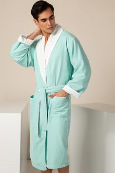 Mint-Green Men Spa, Soft Robes, Changing Robe, Tiring Day, Trim Styles, Evening Routine, Black Luxury, Star Hotel, Mens Luxury