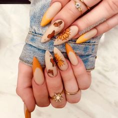 Summer Nail Designs, September Nails, Fall Nail Art, Pedicure Nail Art, Fall Nail Designs, Summer Nail, Nail Polishes