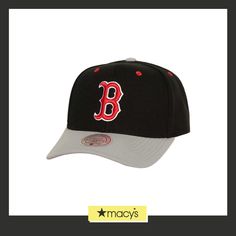 in stock Winter Sports Black Baseball Cap, Black Baseball Cap For Winter Sports, Black Winter Sports Baseball Cap, Throwback Black Baseball Cap For Baseball Season, Throwback Black Baseball Cap For Sports, Boston Red, Mitchell & Ness, Boston Red Sox, Red Sox