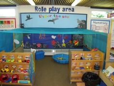 the children's play area is clean and ready to be used for their school