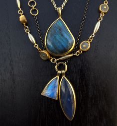 Artistic Jewelry, Labradorite, Fine Jewelry, Pendant Necklace, Pendant