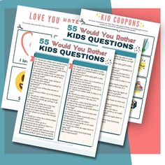 two children's questions for the love you hate coupons