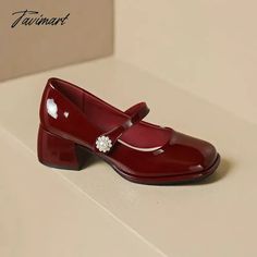 Tavimart Women's Chunky Block Pumps Slip On Low Heel Closed Round Toe Dress Classic Mid Square Shoes Wedding Party Office Lady Shoes Square Shoes, Office Shoes Women, Lady Shoes, Dress Women Elegant, Shoes Wedding, Office Parties, Elegant Party, Office Lady, Prom Party Dresses