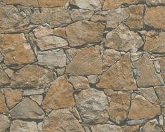 Stone Wallpaper in Beige/Brown/Black Stone Feature Wall, Cottage Wallpaper, Paintable Wallpaper, Stone Wallpaper, Wallpaper For Sale, Embossed Wallpaper, Faux Brick, Bamboo Design, Beige Wallpaper