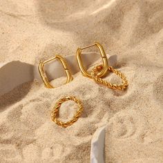 Discover the layered elegance of Double Hoop Earrings, beautifully crafted in 18k gold plating. These earrings feature a dual hoop design, offering a chic and contemporary look that adds depth and sophistication to any outfit. Double Earring, Double Earrings, Double Hoop Earrings, Hoop Design, Circle Pendant, Layered Look, Charm Earrings, Gold Plating, My Jewellery