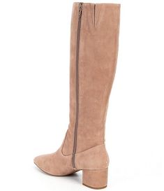 Alex Marie Prizelle Tall Shaft Suede Boots | Dillard's Winter Boots With Zipper Closure, Elegant High Shaft Suede Boots, Tall Winter Boots With Zipper Closure, Tall Tan Suede Boots, Chic Suede Knee-high Boots With Stacked Heel, Knee-high Suede Boots With Stacked Heel, Suede Tall Boots, Knee-high Suede Boots With Zipper Closure, Suede Knee-high Boots With Zipper Closure