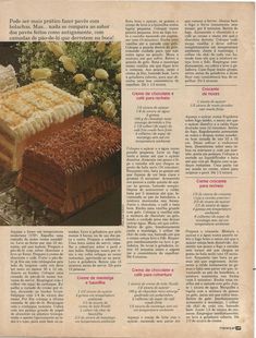 an article in the spanish language about cakes