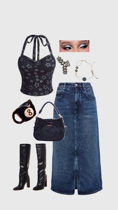 Aesthetic outfits, stargirl inspired outfits Aesthetic Birthday Outfit Ideas, Stargirl Outfits, Royal Blue Outfits, Stargirl Aesthetic, Birthday Outfit Ideas, Leo Rising, Aesthetic Birthday, Blue Outfits, Blue Outfit