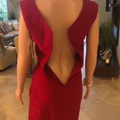 Boutique Purchase Color: Red Size: S New: With Tags A Beautiful Form Fitting Red Dress For Just About Any Occasion. Please Come Back To Visit, More Hot Items Coming Your Way. Red V-neck Dress With Back Zipper, Elegant Red Backless Mini Dress, Fitted Red Dress With Back Zipper, Red Fitted Dress With Back Zipper, Red Formal Dress With Back Zipper, Formal Red Dress With Back Zipper, Red Spring Dresses With Back Zipper, Red Spring Dress With Back Zipper, Red Dresses With Back Zipper For Spring