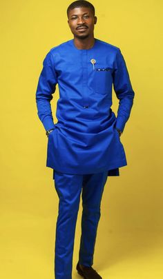 Pocket Styles Men Native, Blue Native Styles For Men, Royal Blue Native Styles For Men, Men’s Native Wear, Native Wears For Men, Men Native Styles Nigeria 2022, Native Wears