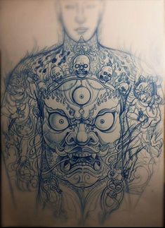 Mahakala Tattoo Design, Nepali Tattoo, Mahakala Tattoo, Tengu Tattoo, Japanese Leg Tattoo, Hindu Tattoos, Spirit Tattoo, Egypt Tattoo