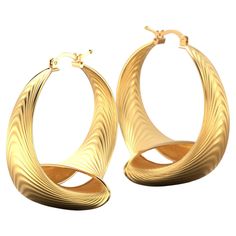 Discover timeless elegance with our Made to order 33mm diameter Large Hoop Earrings. Handcrafted in Italy by Oltremare Gioielli, these Modern Gold Hoop Earrings exude sophistication in 18k gold. Elevate your style with these Contemporary Gold Earrings. The earrings are secured by a trusty snap lever closure. Size : 33 mm diameter x 31 mm large Production time for this jewelry varies from 3-4 working weeks. -Orders placed in the second half of July will experience a delay in delivery due to our workshop being closed for vacation in August. Our workshop is usually closed for 4 weeks during August, so orders placed during this time will have a longer processing time and will be delivered by mid-September. Thank you for visiting our shop! Oltremare Gioielli Modern Round Earrings With Elegant Design, Modern Gold Plated Hoop Earrings For Formal Events, Modern Gold Plated Hoop Earrings For Formal Occasions, Elegant Polished Finish Hoop Earrings As Gift, Elegant Hoop Earrings With Polished Finish As Gift, Elegant Gold Plated Hoop Earrings With Shiny Finish, Formal Yellow Gold Hoop Earrings With Elegant Design, Yellow Gold Elegant Hoop Earrings For Formal Occasions, Luxury Gold-plated Polished Hoop Earrings