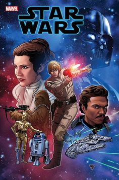 the cover to star wars comic book