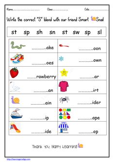 worksheet with words and pictures for children to learn