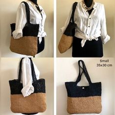 Chic Rectangular Shoulder Bag For Vacation, Trendy Natural Shoulder Bag For Travel, Chic Rectangular Bags For Vacation, Chic Leather-handled Beach Bag For Everyday Use, Casual Crochet Shoulder Bag, Elegant Shoulder Bag For Summer, Chic Square Shoulder Bag For Beach, Elegant Summer Beach Bag For Travel, Chic Black Shoulder Bag For Beach Season