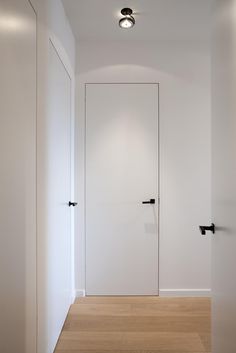 a white door with the words choose wood for your door and an image of a hallway